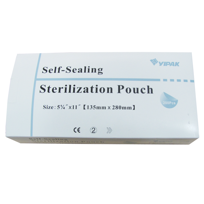 STERILIZATION POUCH SELF SEALING 135mm x 280mm YIPAK CHINA