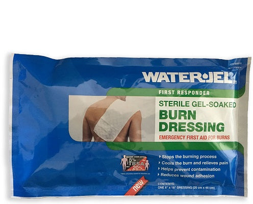 WATER GEL BURN DRESSING 8" X 18" ( 20CM X 45CM ) USA
