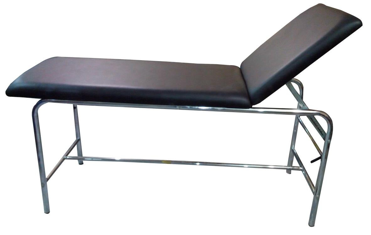 EXAMINATION COUCH - CHROMED STEEL