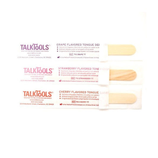 FLAVOURED TONGUE DEPRESSORS PACK OF 50 TALKTOOLS U.S.A