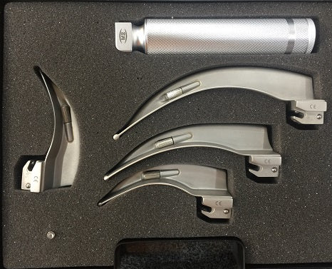 LARYNGOSCOPE SET OF 4 BALDES ADULT STAINLESS STEEL DODYS  UAE