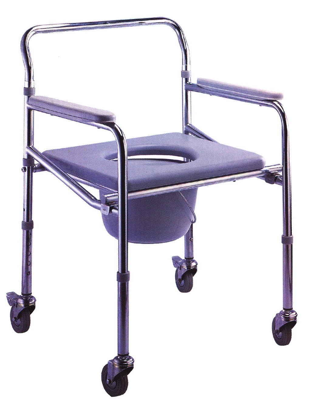 COMMODE CHAIR W.WHEEL KY-697