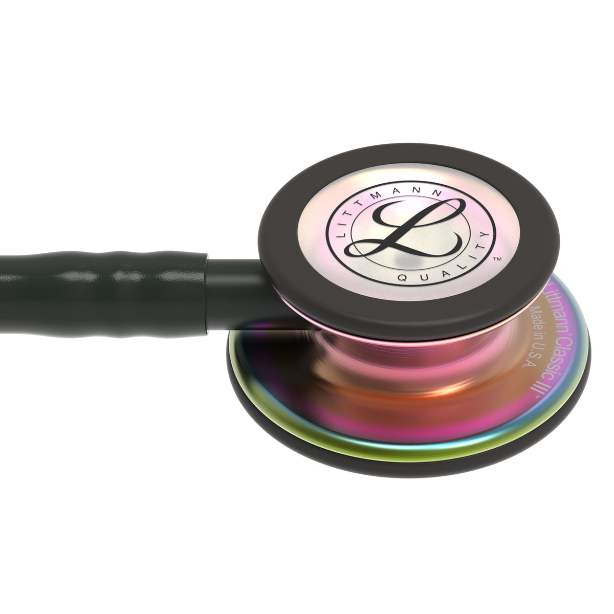 Rainbow Black, 5870, Littmann Classic III Stethoscope