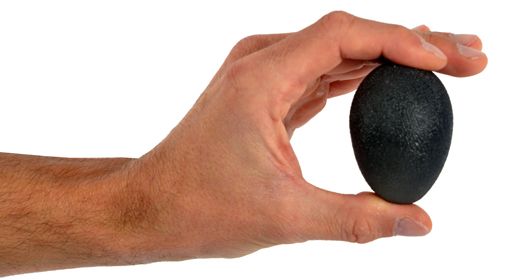 MANUS SQUEEZE EGG - EXTRA FIRM BLACK