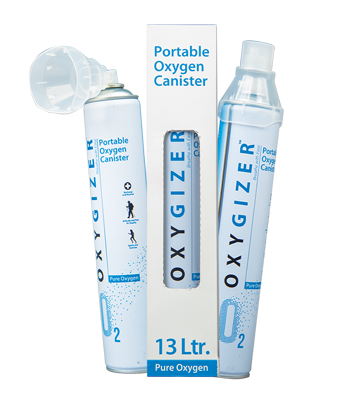 Portable Oxygizer Oxygen Canister 13 Ltr Pure Oxygen