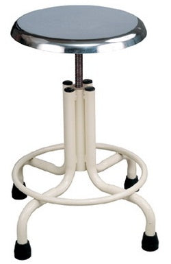 PATIENT STOOL - STAINLESS STEEL TOP