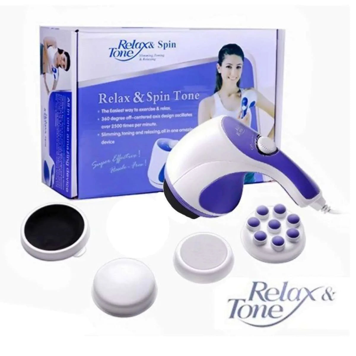 RELAX &amp; SPIN TONE SLIMMING TONING &amp; RELAXING BODY MASSAGER