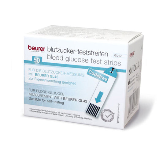 GLUCOMETER TEST STRIPS BEURER GL-42