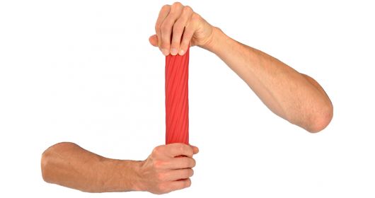 THERA ROLL - RESISTIVE BAR - LIGHT RED