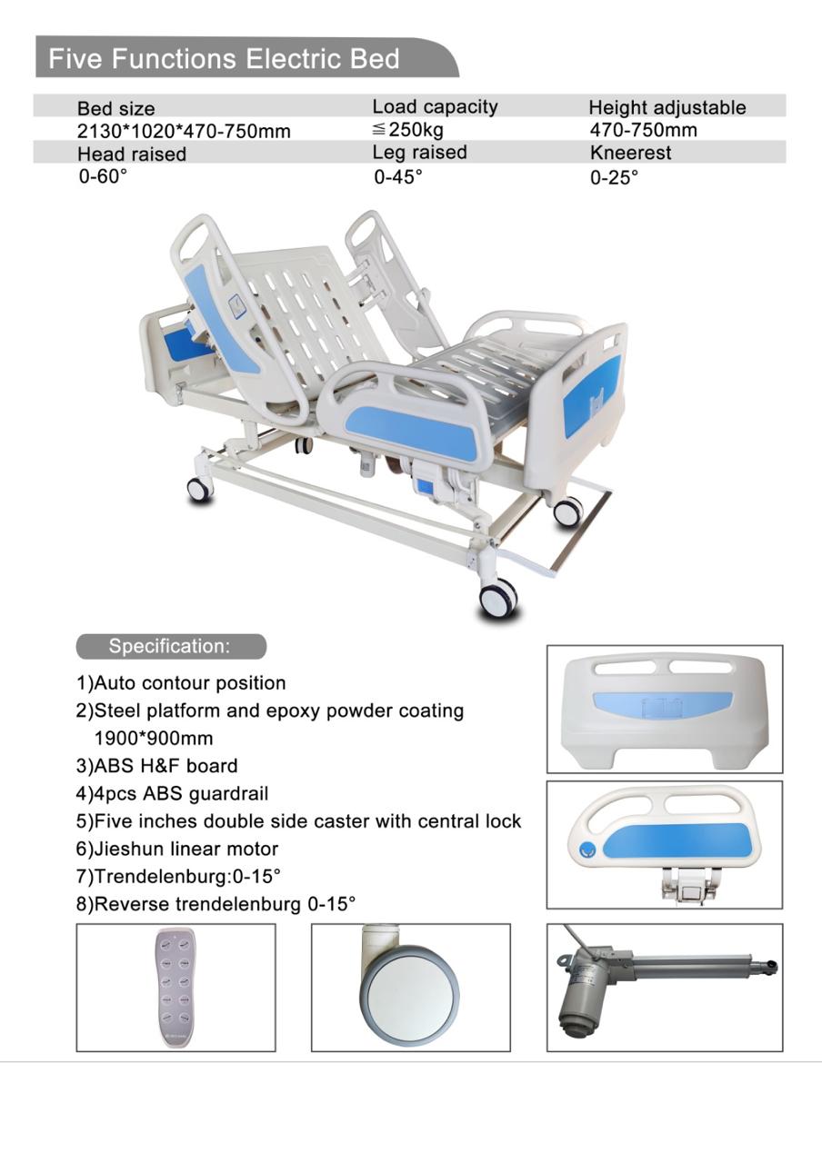 Electric Bed 5 Function Specialized Care