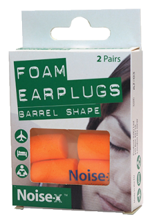 NOISE-X FOAM BARREL EAR PLUGS PROFOOT UK