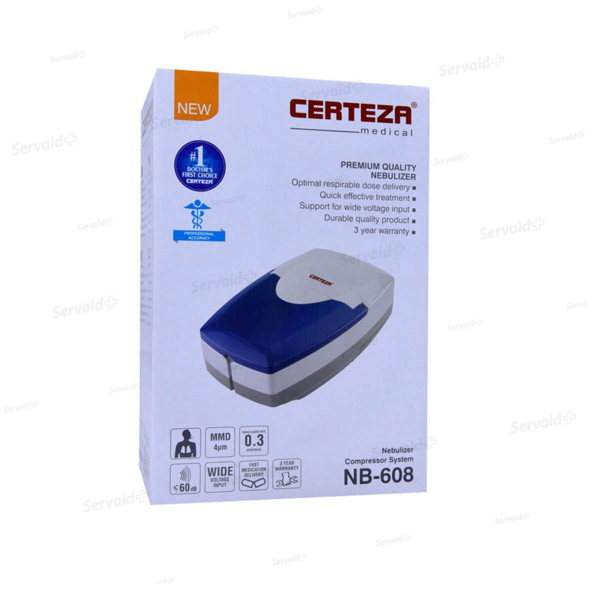 Certeza Compressor Nebulizer NB-608