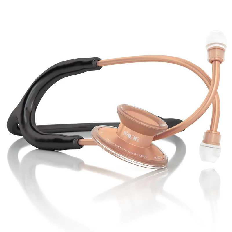 mdf stethoscope acoustica r stethoscope blackrose gold 800x