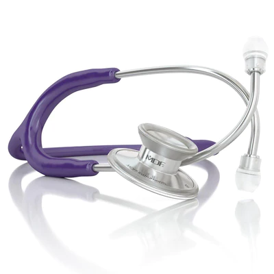 mdf stethoscope acoustica r stethoscope purple 400x