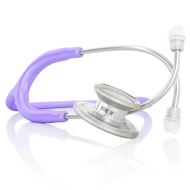 mdf stethoscope md one r adult stethoscope pastel purple 1 800x